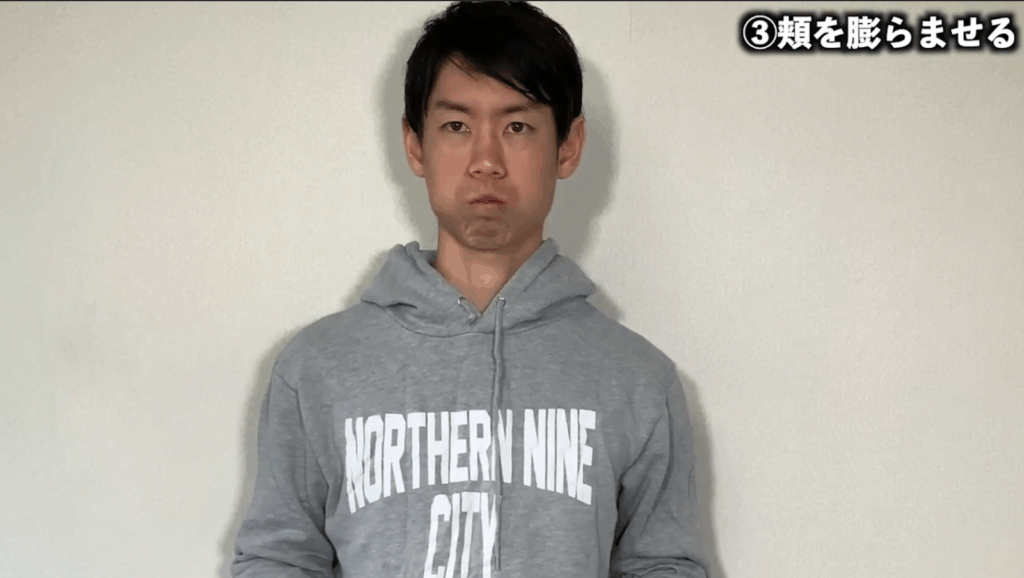 顔のバランスを整える脳神経学トレーニング 3 顔のバランスを整える脳神経学トレーニング