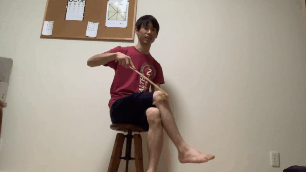 【最新の腰痛治療】敏感なアソコを叩きます！